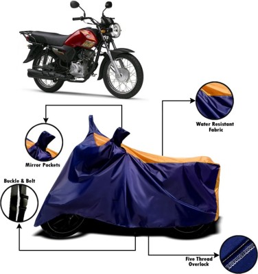 V VINTON Two Wheeler Cover for Yamaha(Crux, Orange, Blue)