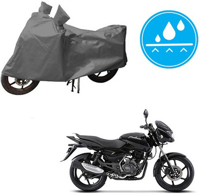 HYBRIDS COLLECTION Waterproof Two Wheeler Cover for Bajaj(Pulsar, Grey)