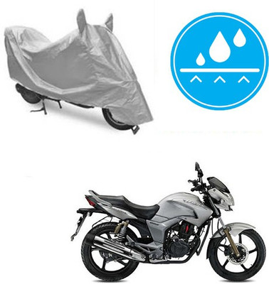 Atulit enterprises Two Wheeler Cover for Hero(Hunk, Silver)