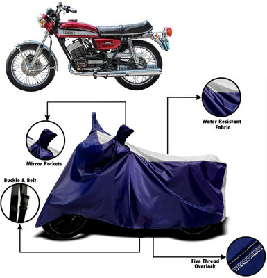 V VINTON Two Wheeler Cover for Yamaha(RD 350, White)