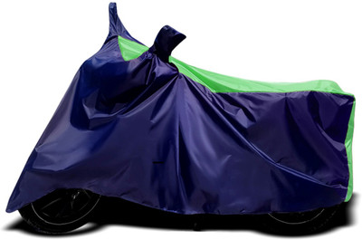 PVVSTAR Two Wheeler Cover for Bajaj(Pulsar 200 NS DTS-i, Green, Blue)