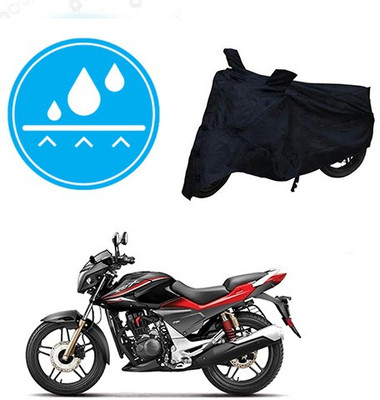 RPSENTTERPR Waterproof Two Wheeler Cover for Hero(CBZ Extreme, Black)