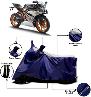 V VINTON Two Wheeler Cover for KTM(RC 390, White)