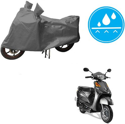 THE REAL ARV Waterproof Two Wheeler Cover for Indus(Yo EXL, Grey)