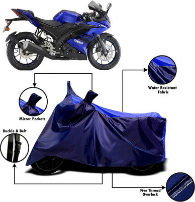 Amozkart Two Wheeler Cover for Yamaha(R15, Blue)