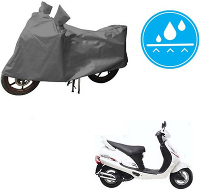 THE REAL ARV Waterproof Two Wheeler Cover for Mahindra(Duro, Grey)
