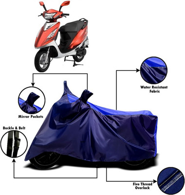 PVSTAR Two Wheeler Cover for TVS(Scooty Streak, Blue)