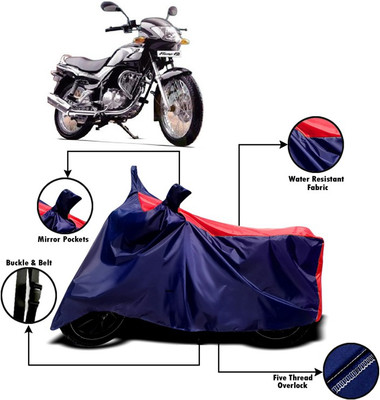 V VINTON Two Wheeler Cover for Suzuki(Fiero F2, Red, Blue)