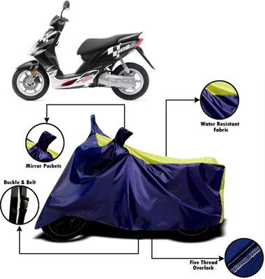 V VINTON Two Wheeler Cover for Yamaha(Jog R, Yellow, Blue)