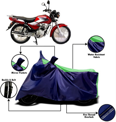 V VINTON Two Wheeler Cover for TVS(Star, Green, Blue)