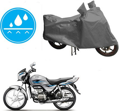 RPSENTTERPR Waterproof Two Wheeler Cover for Hero(Splendor Pro, Grey)