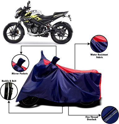 V VINTON Two Wheeler Cover for Bajaj(Pulsar 160 NS DTS-i, Red, Blue)