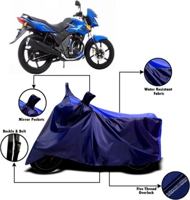 AUCTIMO Two Wheeler Cover for TVS(Flame, Multicolor)