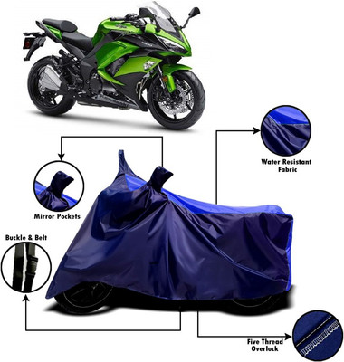 V VINTON Two Wheeler Cover for Kawasaki(Ninja 1000, Blue)
