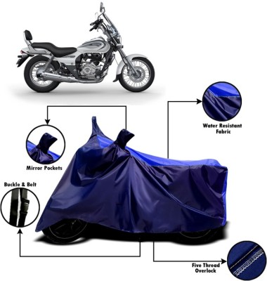 AUCTIMO Two Wheeler Cover for Bajaj(Avenger 220 DTS-i, Multicolor)