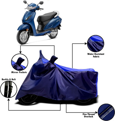 PVSTAR Two Wheeler Cover for Honda(Activa, Blue)