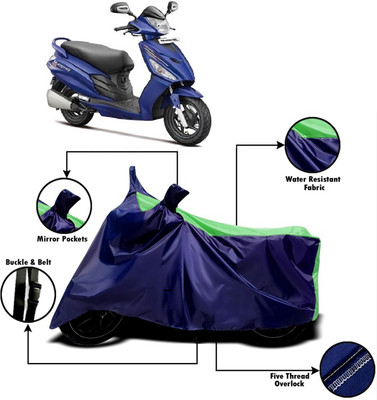 V VINTON Two Wheeler Cover for Hero(Maestro Edge, Green, Blue)