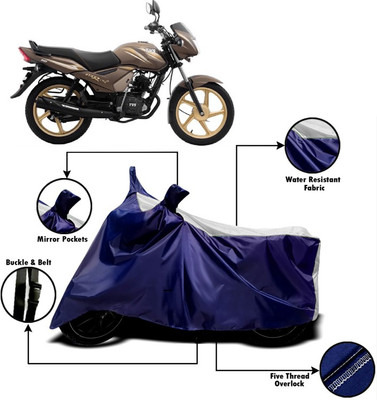 V VINTON Two Wheeler Cover for TVS(Star City, Multicolor)