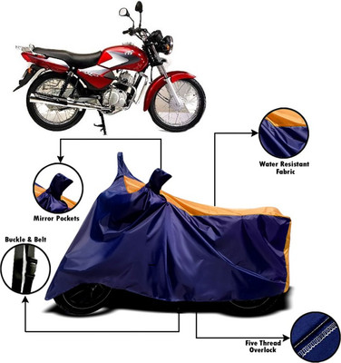 V VINTON Two Wheeler Cover for TVS(Star, Orange, Blue)