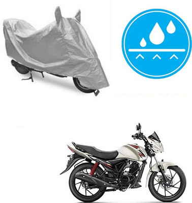 RPSENTTERPR Waterproof Two Wheeler Cover for Suzuki(Sling Shot Plus, Silver)