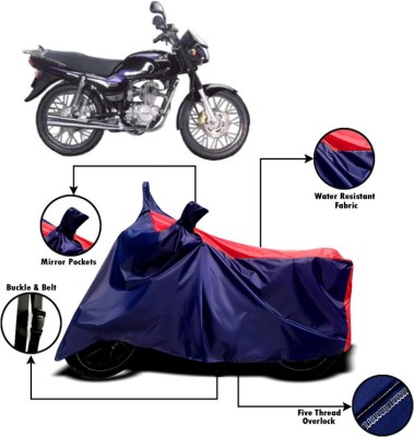 V VINTON Two Wheeler Cover for Bajaj(Caliber, Red, Blue)