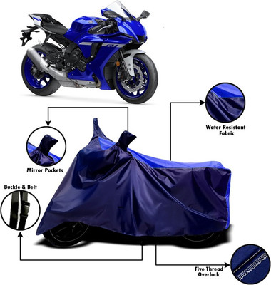 V VINTON Two Wheeler Cover for Yamaha(YZF R1, Blue)