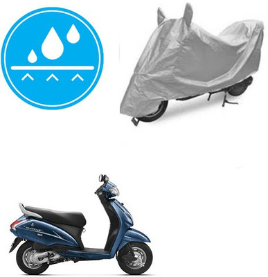 RPSENTTERPR Waterproof Two Wheeler Cover for Honda(Activa 3G, Silver)