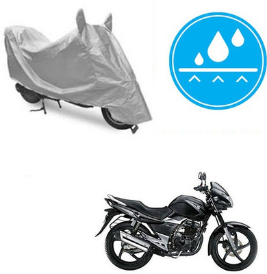 THE REAL ARV Waterproof Two Wheeler Cover for Suzuki(GS 150R, Silver)