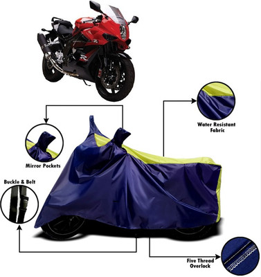 V VINTON Two Wheeler Cover for Hyosung(GT650R, Yellow, Blue)