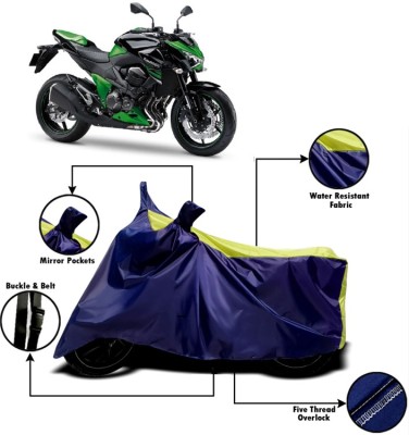 V VINTON Two Wheeler Cover for Kawasaki(Z800, Yellow, Blue)