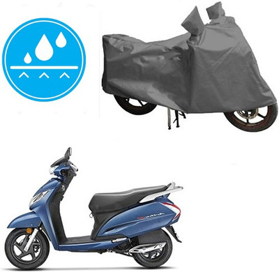 RPSENTTERPR Waterproof Two Wheeler Cover for Honda(Activa 125, Grey)