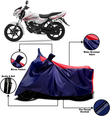 V VINTON Two Wheeler Cover for TVS(Pheonix, Red, Blue)