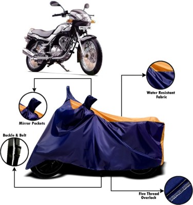 V VINTON Two Wheeler Cover for Suzuki(Fiero F2, Orange, Blue)