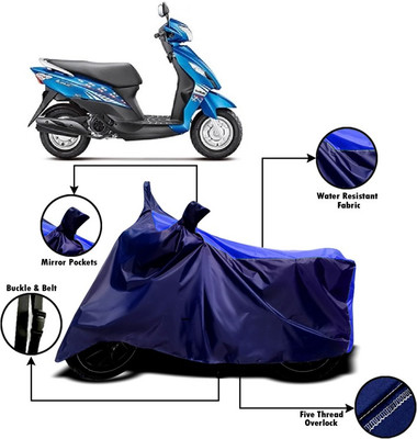 V VINTON Two Wheeler Cover for Suzuki(Let's, Blue)