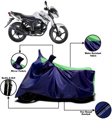 PVSTAR Two Wheeler Cover for Yamaha(SZ X, Green, Blue)