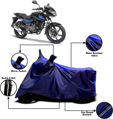 PVSTAR Two Wheeler Cover for Bajaj(Pulsar 180 DTS-i, Blue)