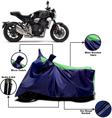 PVSTAR Two Wheeler Cover for Honda(CB1000R Plus, Green, Blue)