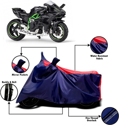 V VINTON Two Wheeler Cover for Kawasaki(Ninja, Red, Blue)