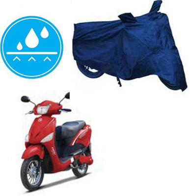 RPSENTTERPR Waterproof Two Wheeler Cover for Hero(E Scoot, Blue)