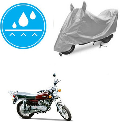 RPSENTTERPR Waterproof Two Wheeler Cover for Yamaha(RX 100, Silver)
