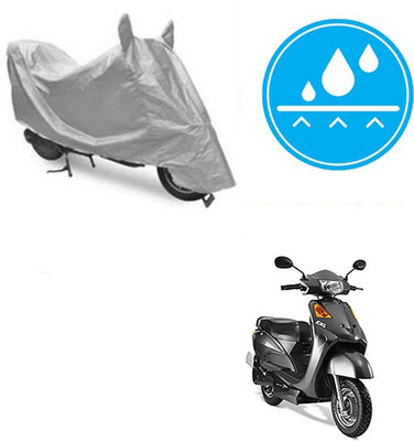 Atulit enterprises Two Wheeler Cover for Indus(Yo Spark, Silver)