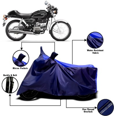 V VINTON Two Wheeler Cover for Hero(Splendor Pro Classic, Blue)