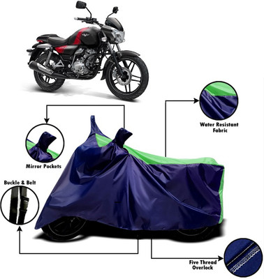 V VINTON Two Wheeler Cover for Bajaj(V 150, Green, Blue)
