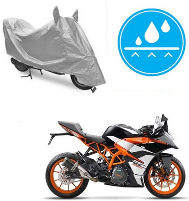 Atulit enterprises Two Wheeler Cover for KTM(RD 350, Silver)