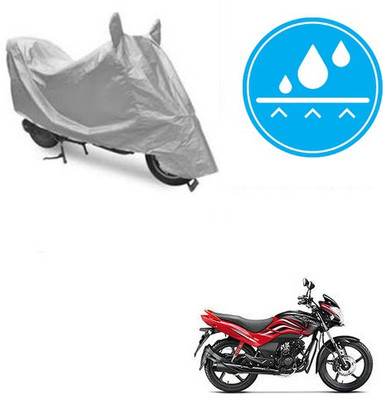 Atulit enterprises Two Wheeler Cover for Honda(Passion Xpro, Silver)