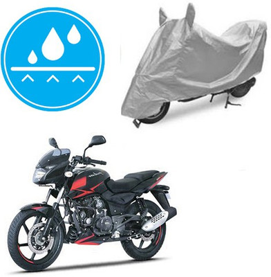 RPSENTTERPR Waterproof Two Wheeler Cover for Bajaj(Pulsar 180 DTS-i, Silver)