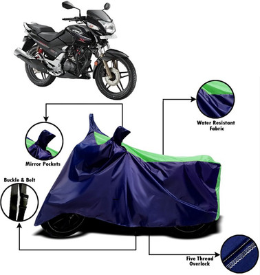 V VINTON Two Wheeler Cover for Honda(CBZ Extreme, Green, Blue)