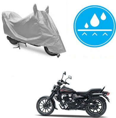 Atulit enterprises Two Wheeler Cover for Bajaj(Avenger 150 Street, Silver)
