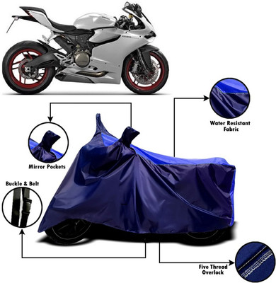 Amozkart Two Wheeler Cover for Ducati(899 Panigale, Blue)