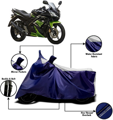 V VINTON Two Wheeler Cover for Yamaha(R15 s, White)